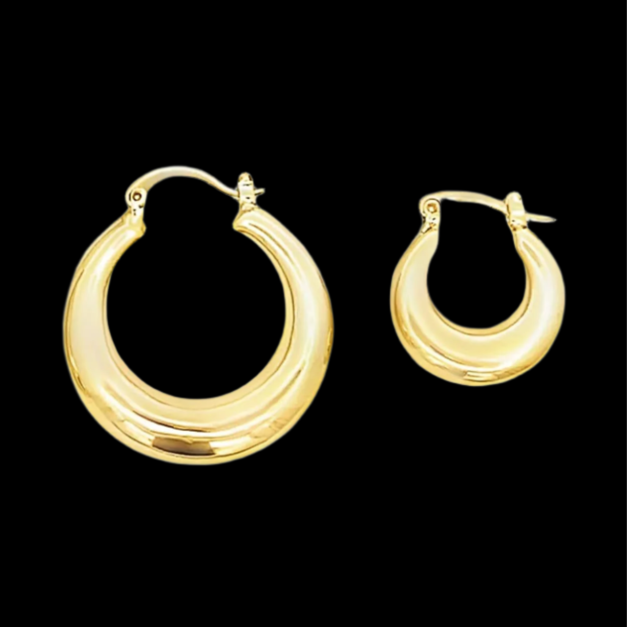 Chunky French Hoops