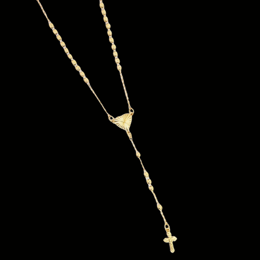 Heart Bead Rosary