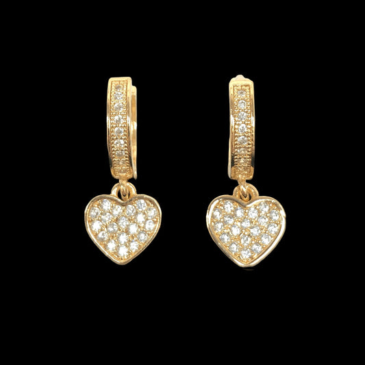 Heart Dangle Earrings
