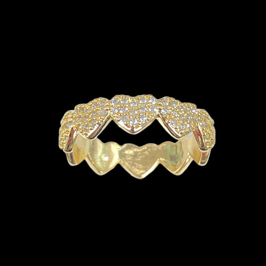 Heart Lined Ring