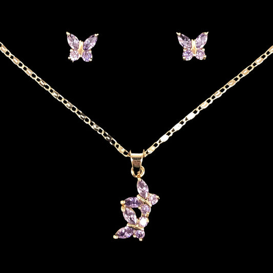 Purple Butterfly Set